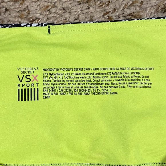VICTORIA'S SECRET SPORT VSX Women's XS Active Knockout Capri Cropped Leggings - Picture 8 of 9